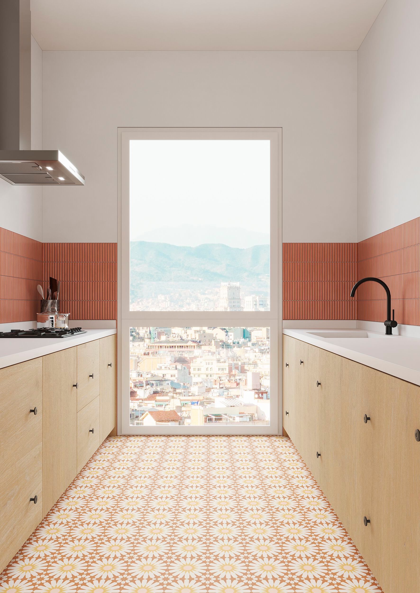 Керамогранит с эффектом цементирования Gayafores SOLEIL ARCH-00028739 - Вид №1