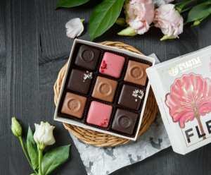 9539 Набор шоколадных конфет "Les Fleurs" 9 шт. Вкусляндия