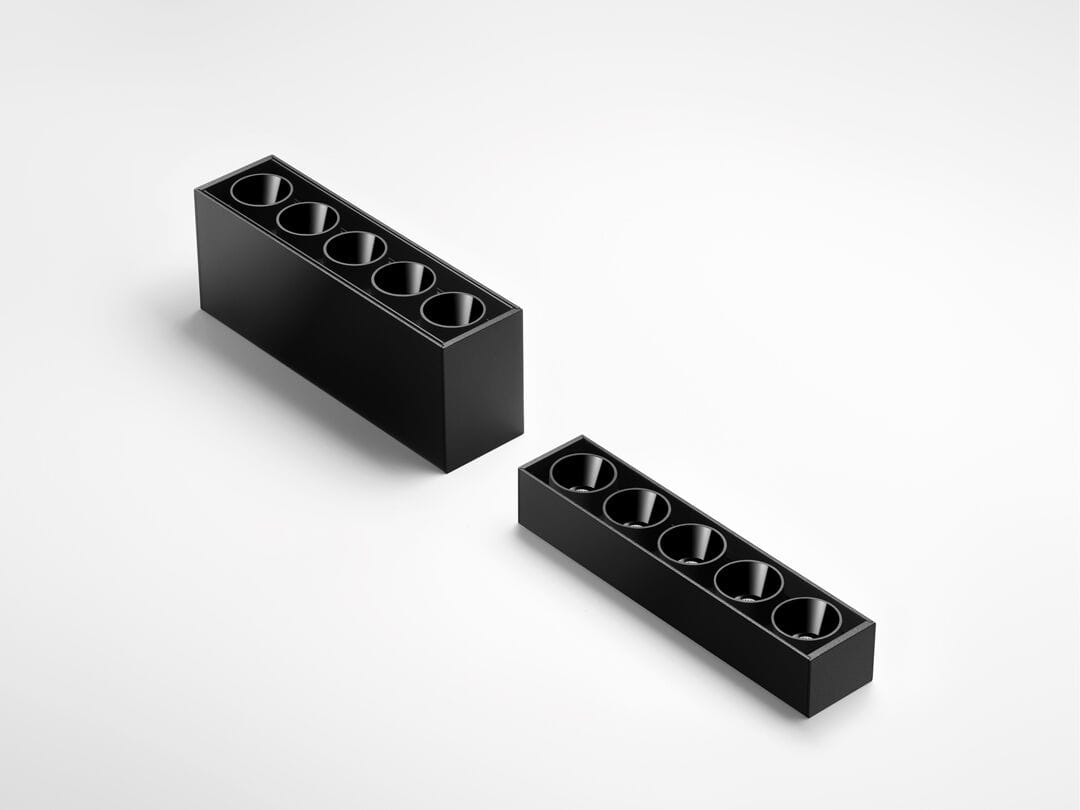 Алюминиевый светодиодный потолочный светильник Arkoslight Черный пульт дистанционного управления Foster Surface ARCH-00027779 - Вид №5