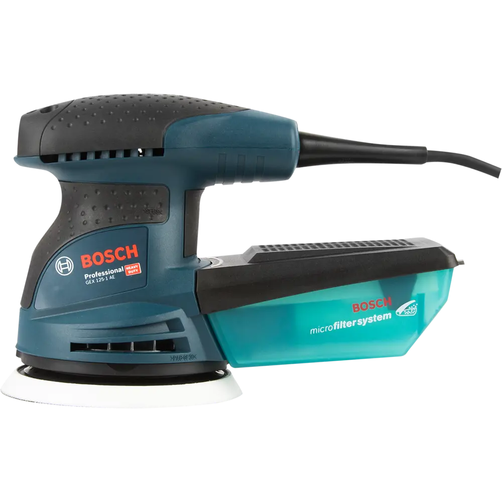 Эксцентриковая шлифмашина Bosch GEX 125-1AE, 0601387500, 125 мм, 250 Вт BOSCH PROFESSIONAL STLM-2176354 - Вид №2