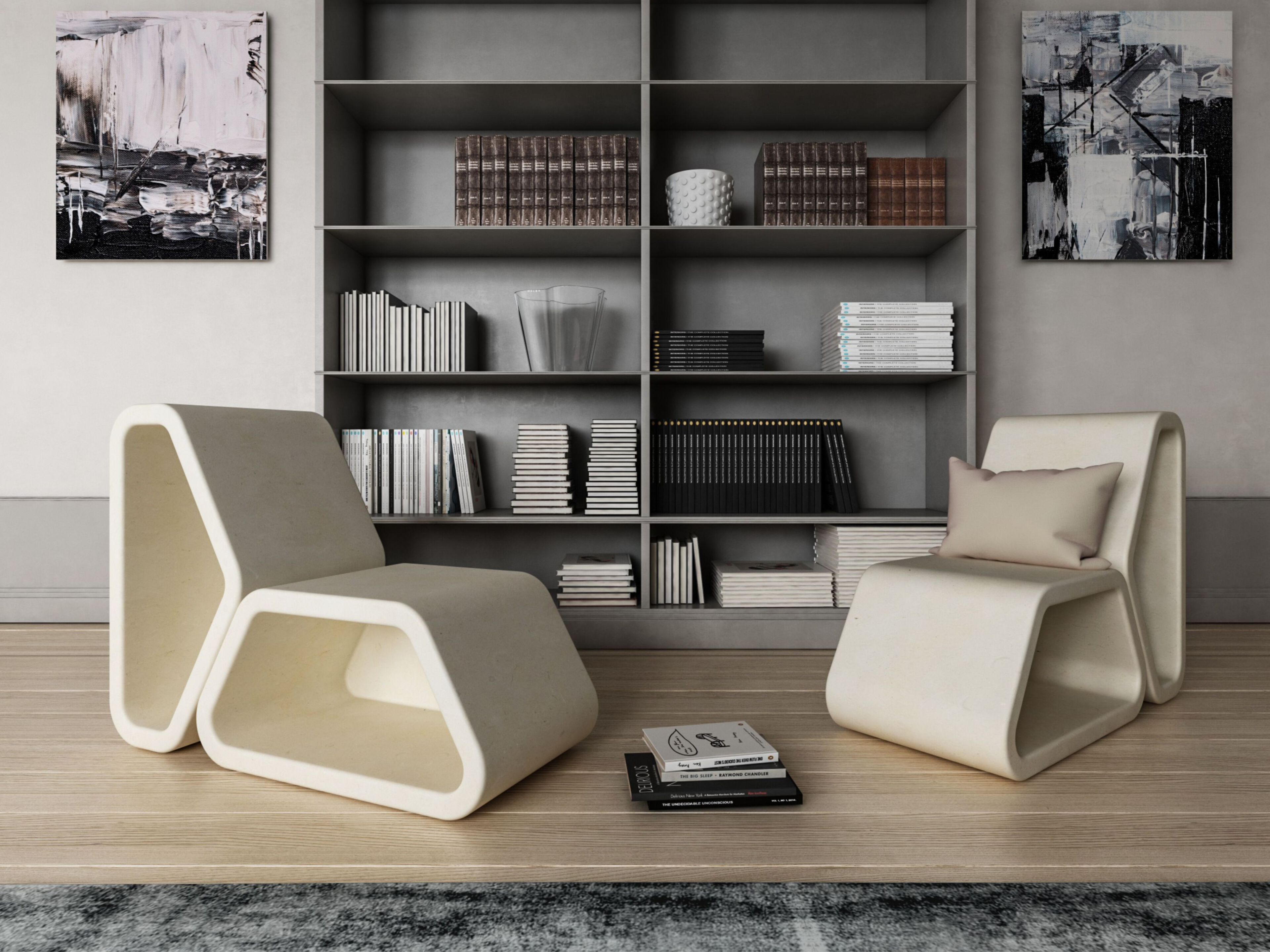 Наружное кресло из камня Лечче PIMAR Messàpo ARCH-00072584 - Вид №1