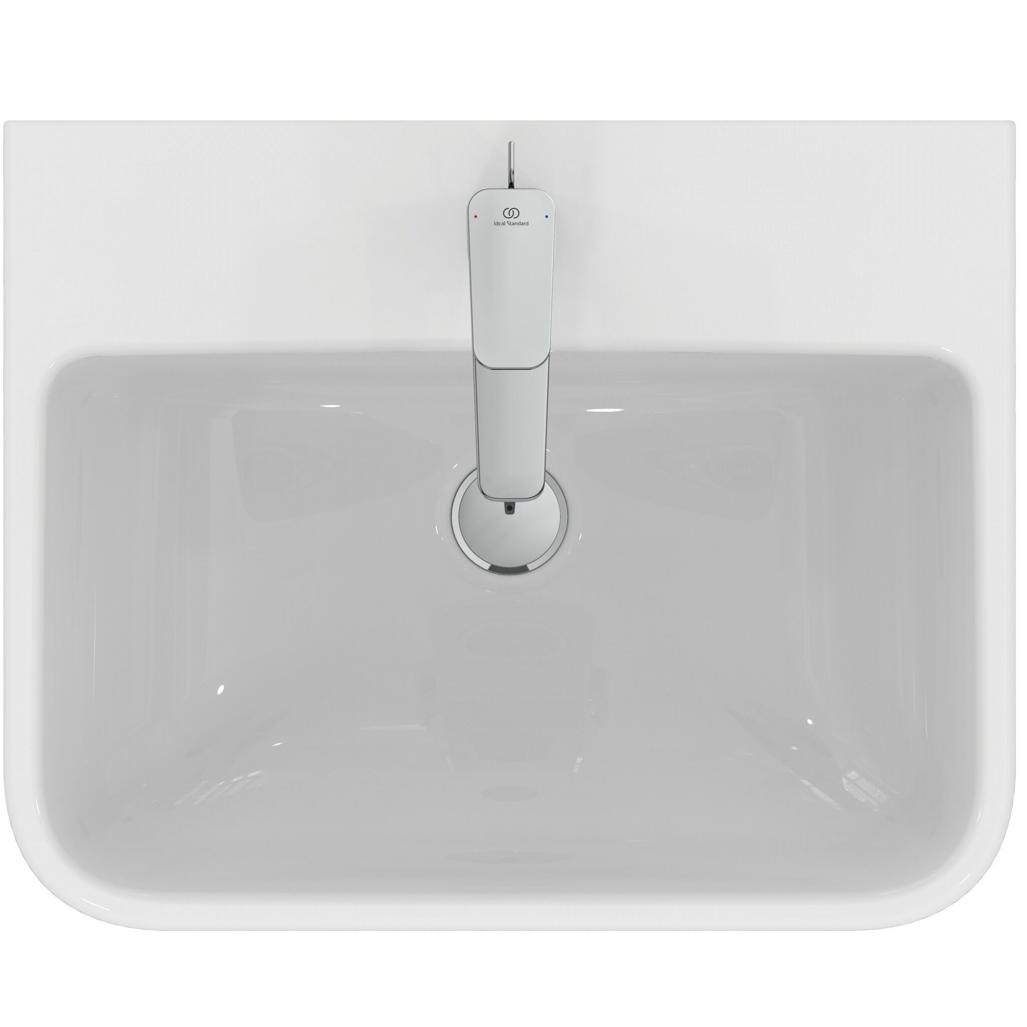 Прямоугольная раковина с переливом на колонне Ideal Standard i. life B ARCH-00072509 - Вид №7