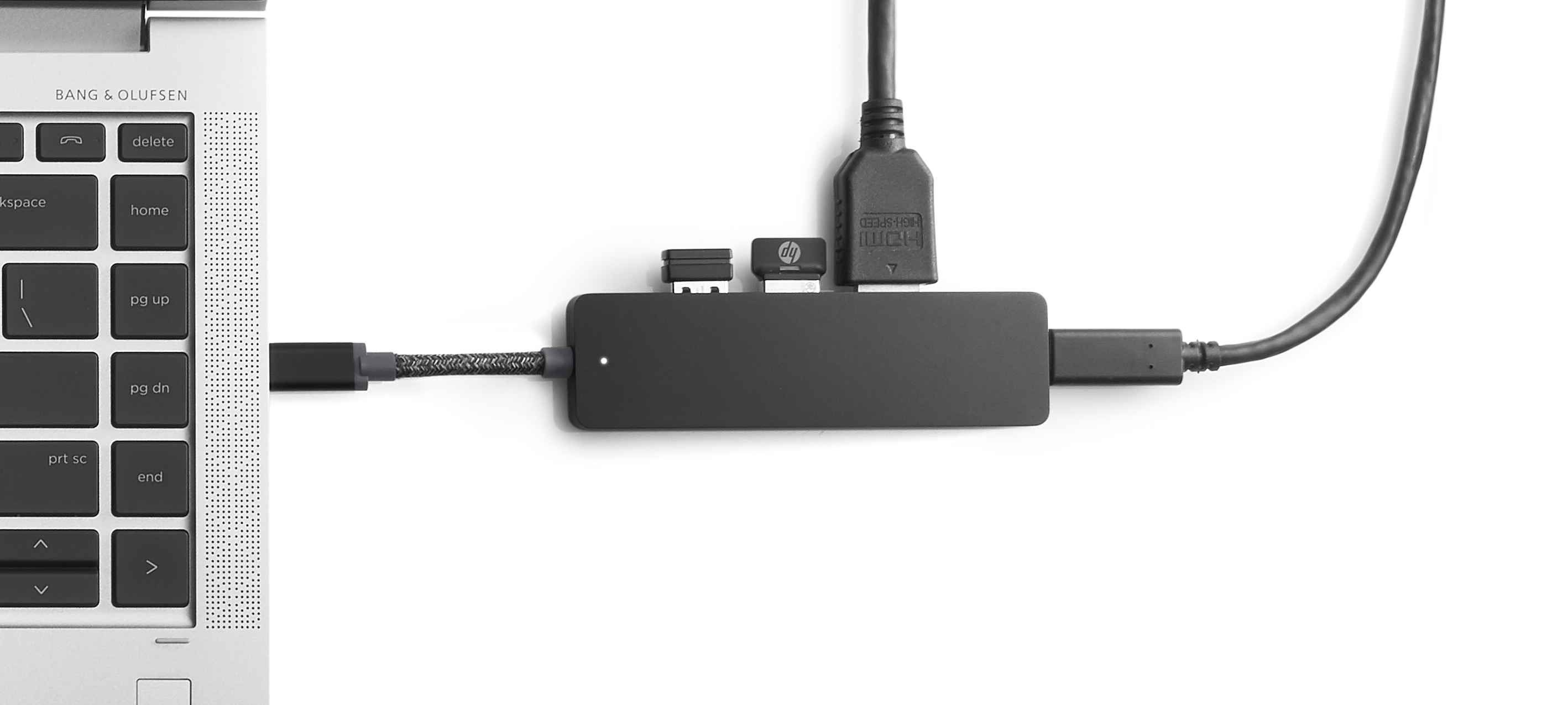 4WX89AA elite usb-c hub HP Santreyd  - Вид №3