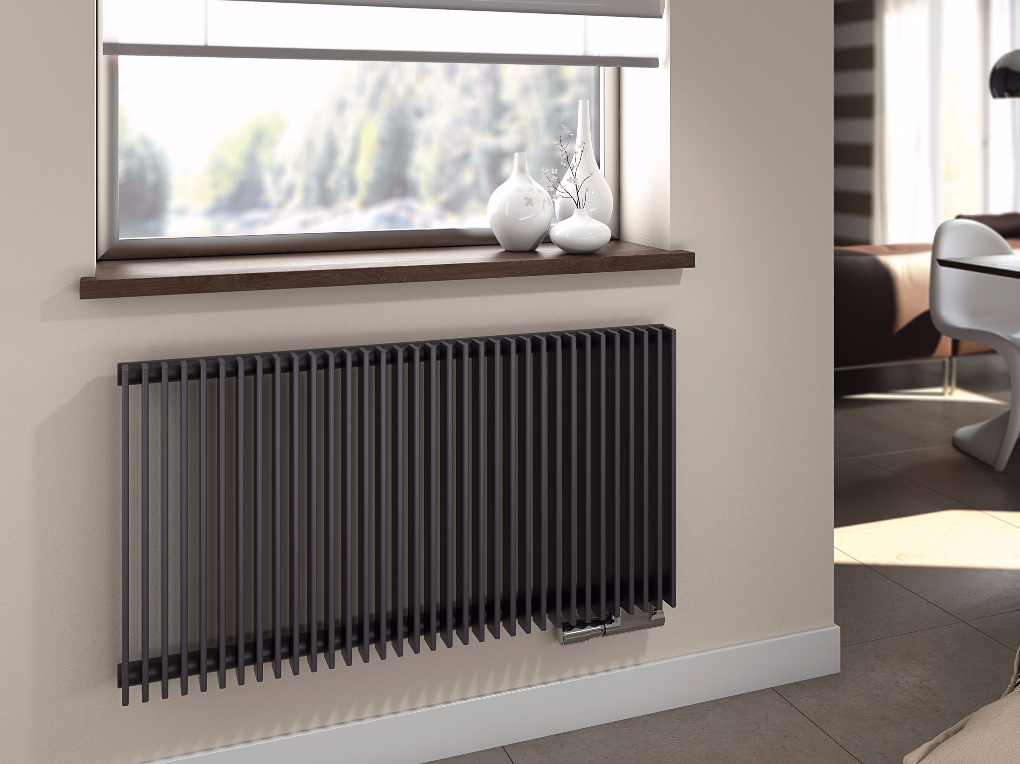 Настенный стальной полотенцесушитель с горячей водой Cordivari Keira ARCH-00048585 - Вид №1