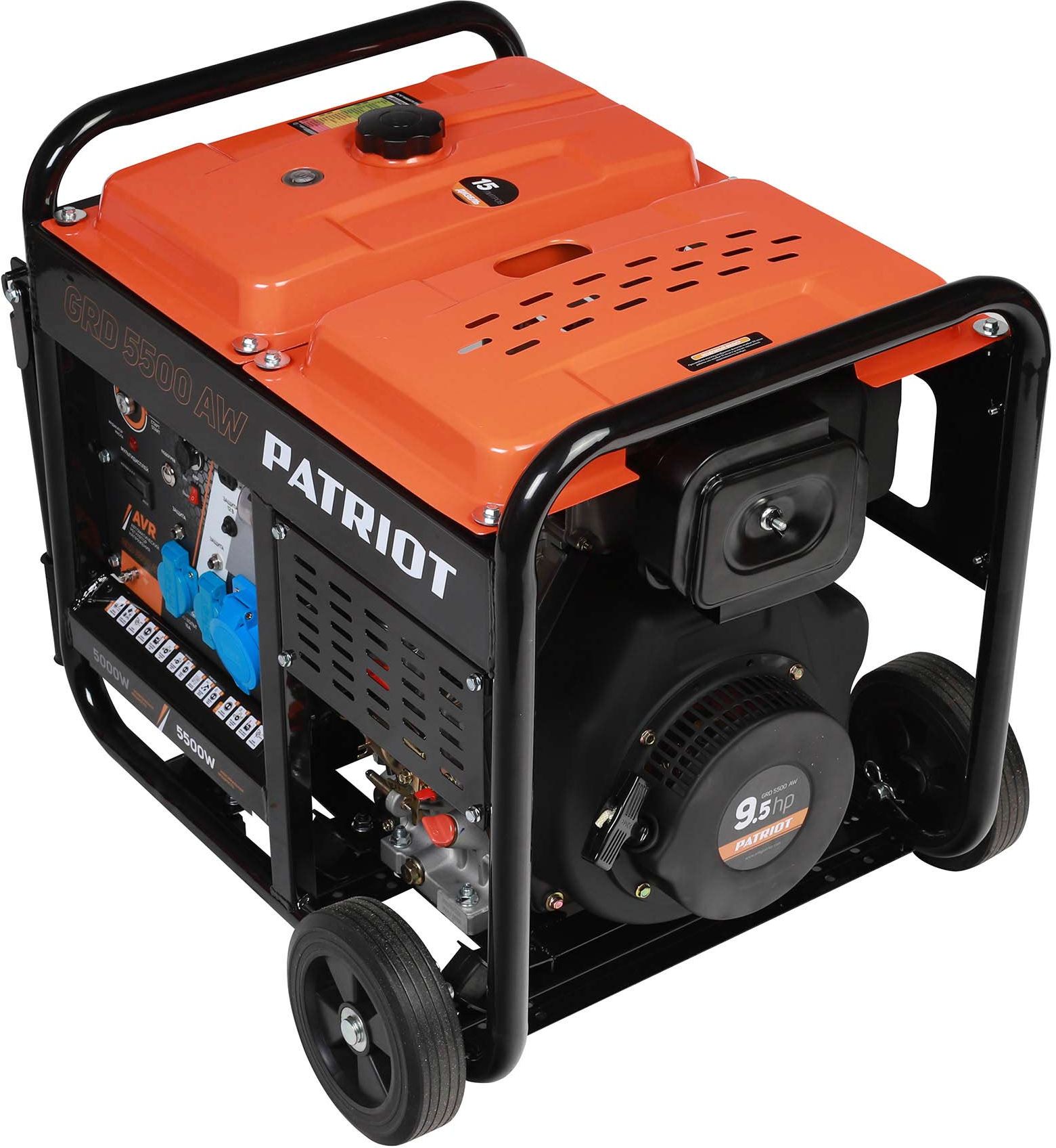 Электрогенератор  дизельный  Patriot GRD 5500AW 5412846 STDN-0023635 - Вид №4
