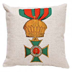 2719162 Декоративная подушка «Королевский Венгерский орден Святого Стефана» Object Desire