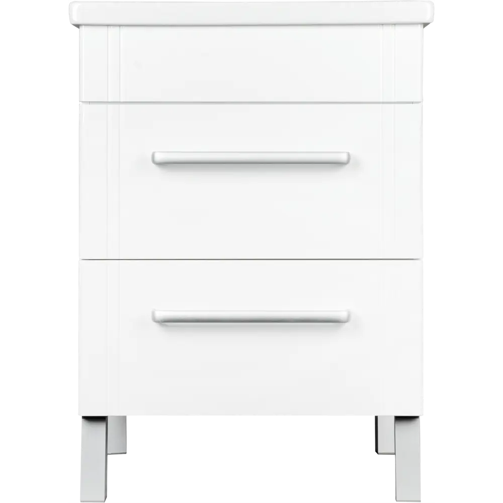 Тумба под раковину напольная Sensea «Аврора» 60 см цвет белый STLM-2024740