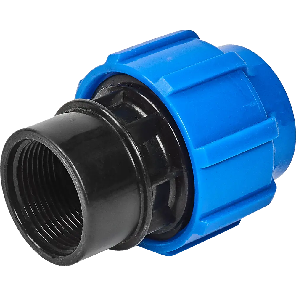 Муфта комбинированная Политэк 40 мм с внутренней резьбой для водопровода 82382533 STLM-0026018 - Вид №2