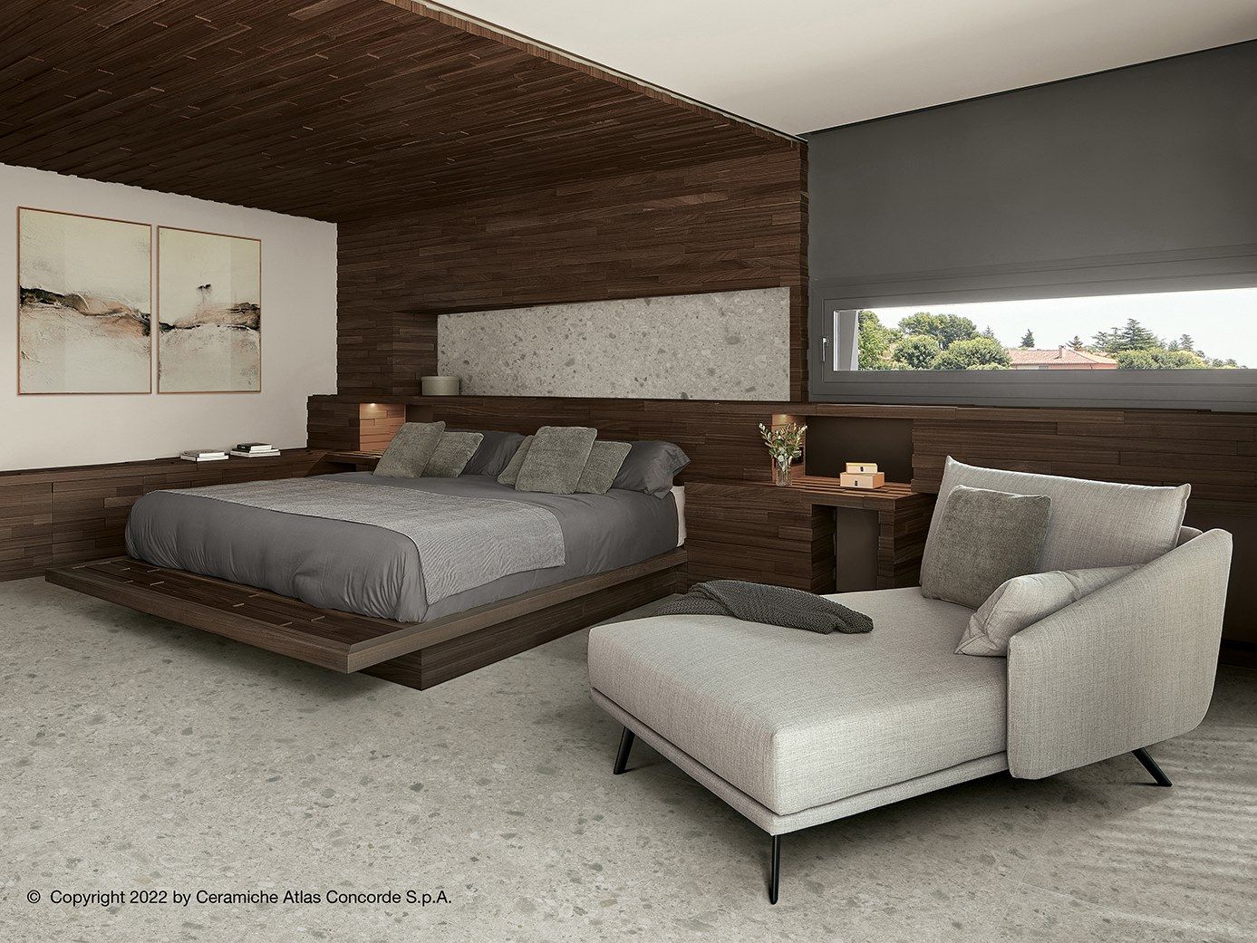 Пол / облицовка керамогранита с эффектом камня для внутреннего и наружного применения Atlas Concorde Boost Mix ARCH-00023665 - Вид №67