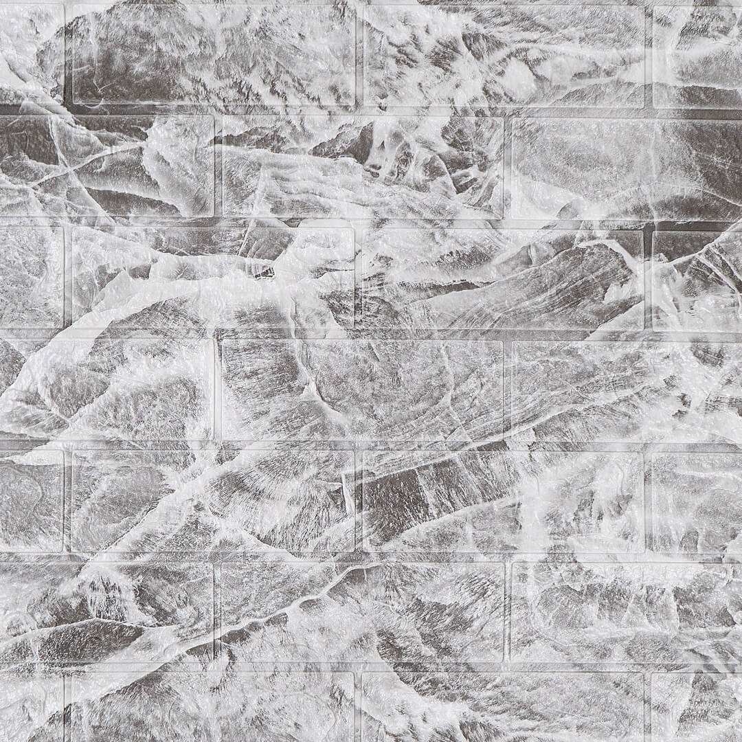 Панель ПВХ на клеевой основе "Кирпич Мраморный" 700*770мм Ultra (10шт) ДОНГХАЙ STSR-662