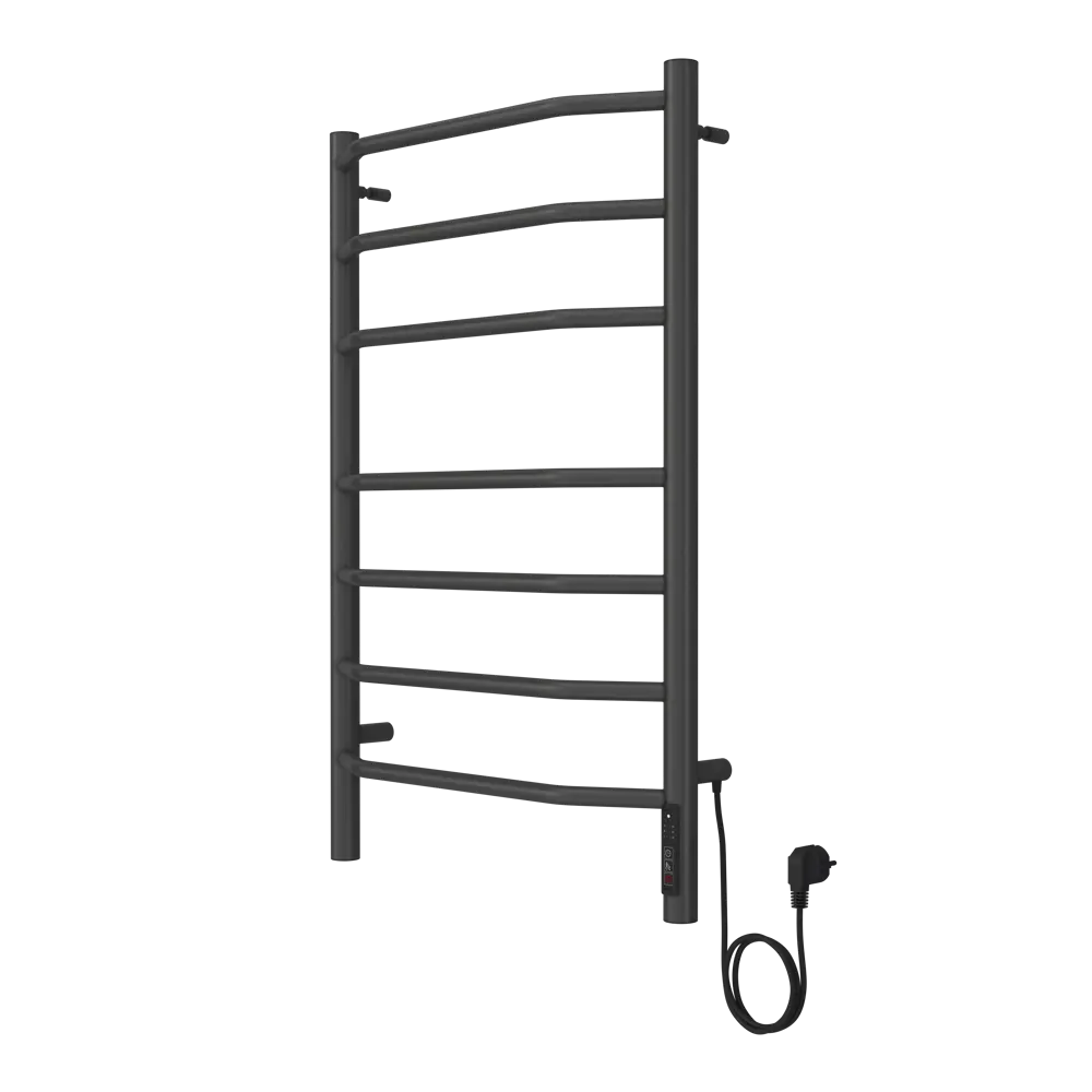 Электрический полотенцесушитель ВАРМО Нептун П7 500×800 мм 220 Вт графит 89435708 STLM-1570641