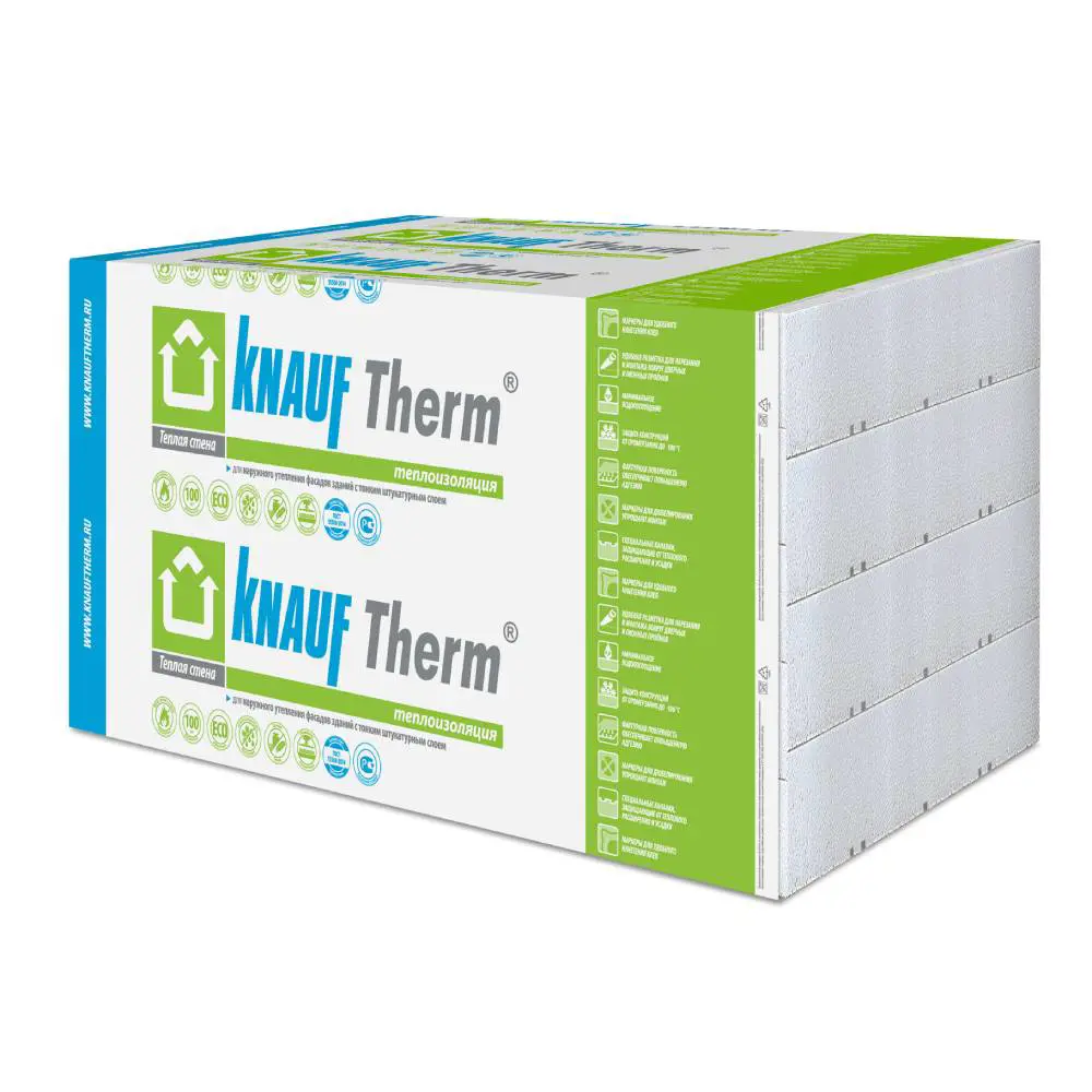 Пенополистирол Knauf Therm Теплая стена 1200x600x100 мм STLM-2135421