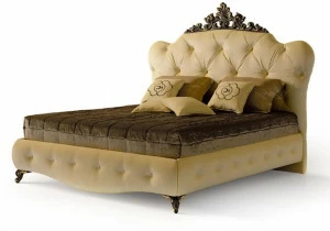 Carpanese Home Мягкая кровать king size с тафтинговым изголовьем Heritage 6589