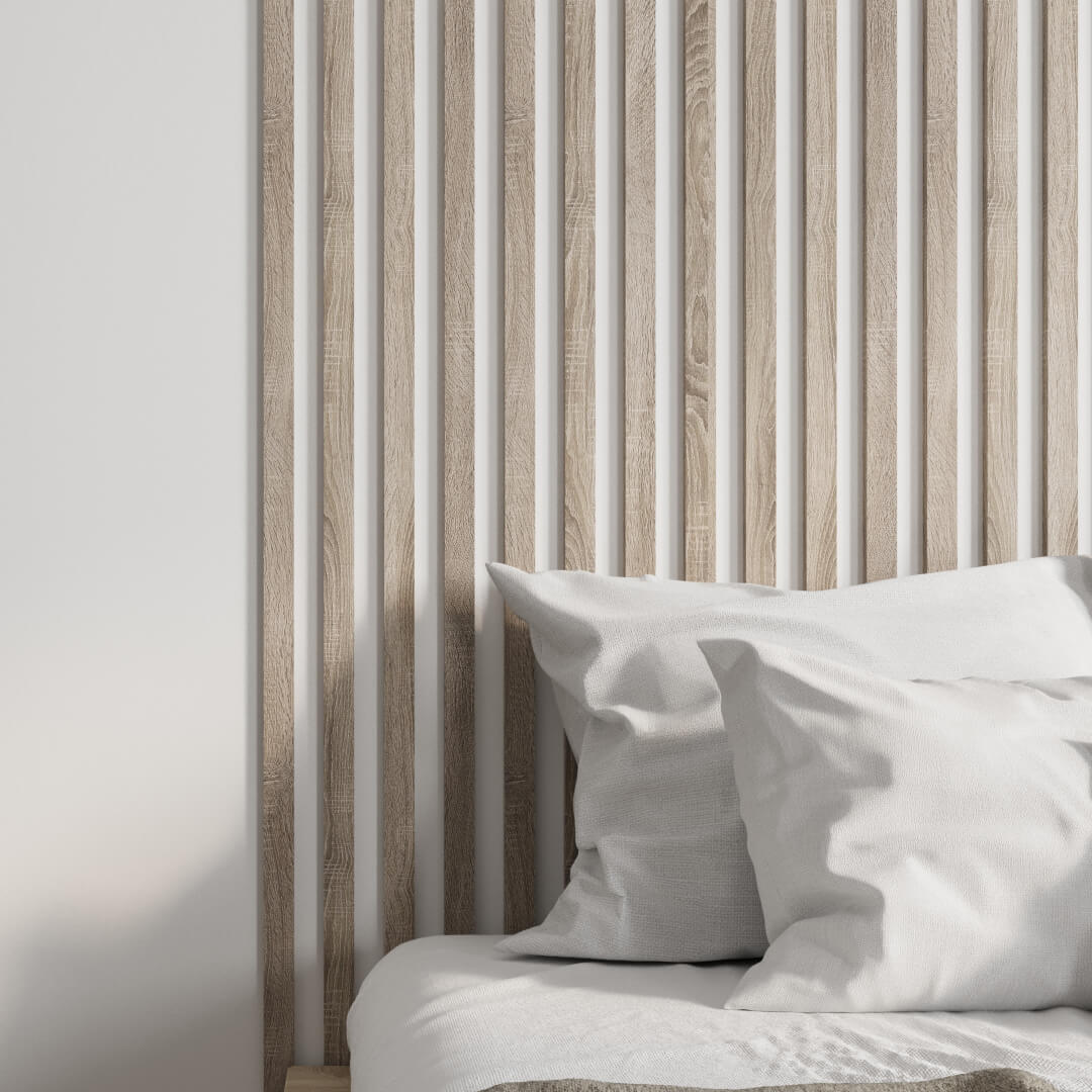 Интерьерная рейка МДФ STELLA Бриона Дуб Винтаж 16*40*2700 (уп.8 шт.) Standart STSR-803 - Вид №1