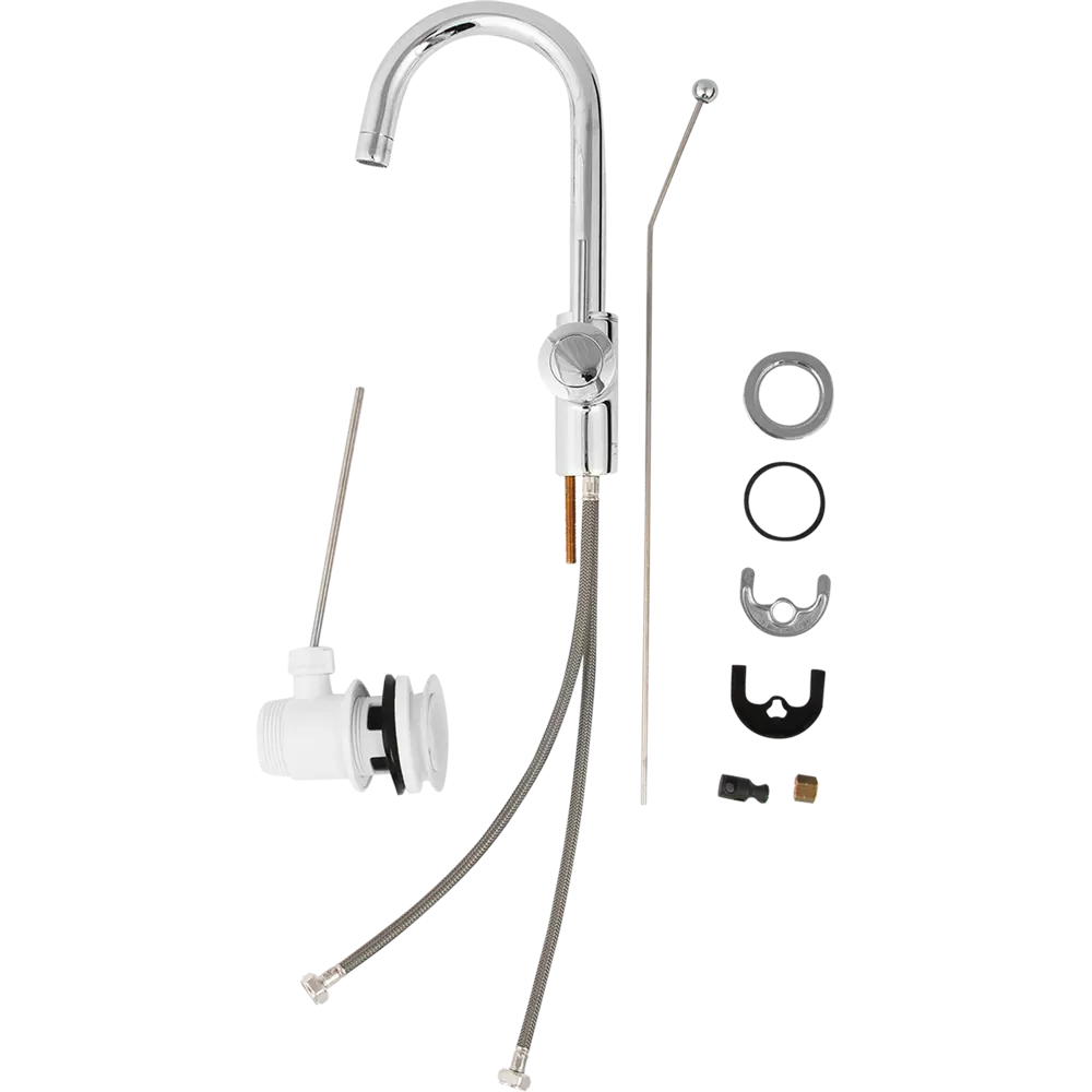 Смеситель для раковины Grohe Start Classic однорычажный с высоким изливом цвет хром Bau Classic STLM-2192580 - Вид №1