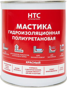 84783421 Мастика гидроизоляционная полиуретановая 1 кг цвет красный STLM-0055073 HTC