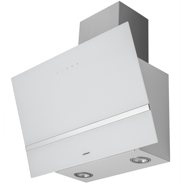 9064802 Вытяжка наклонная Jetair CLIFF 60/A/WH белый/серебристый STDN-0149113 - Вид №1