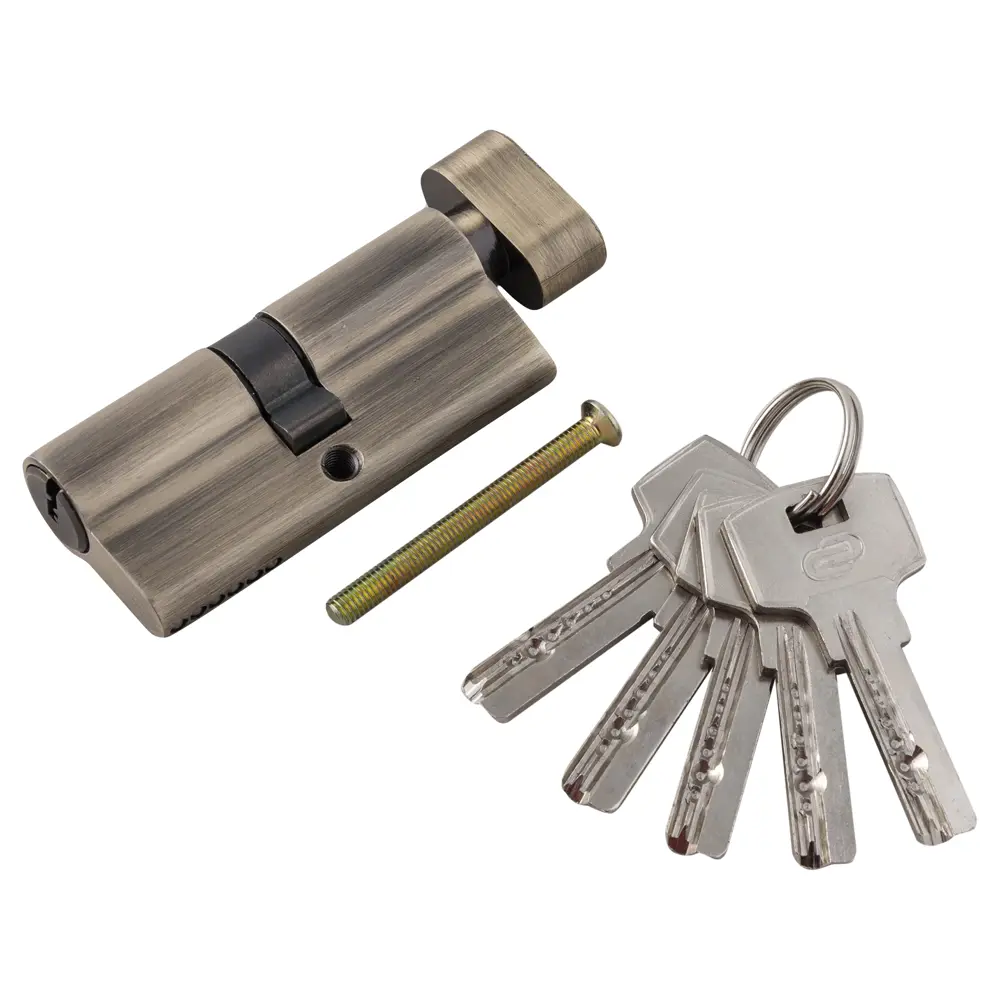 Цилиндр Standers ключ/вертушка 35х35 бронза, TT-CAB821 STLM-2132163 - Вид №1