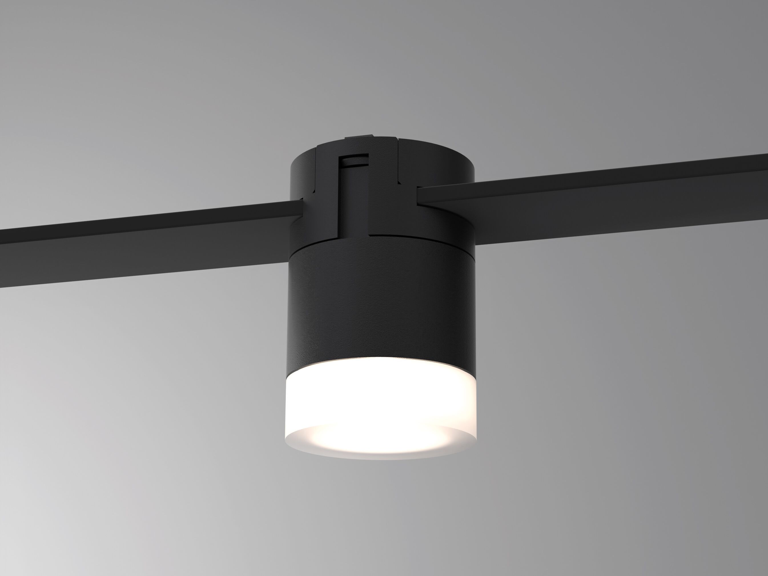 Фиксированное пятно с рассеивателем для освещения на алюминиевых кабелях Letroh LEVEL ARCH-00052005