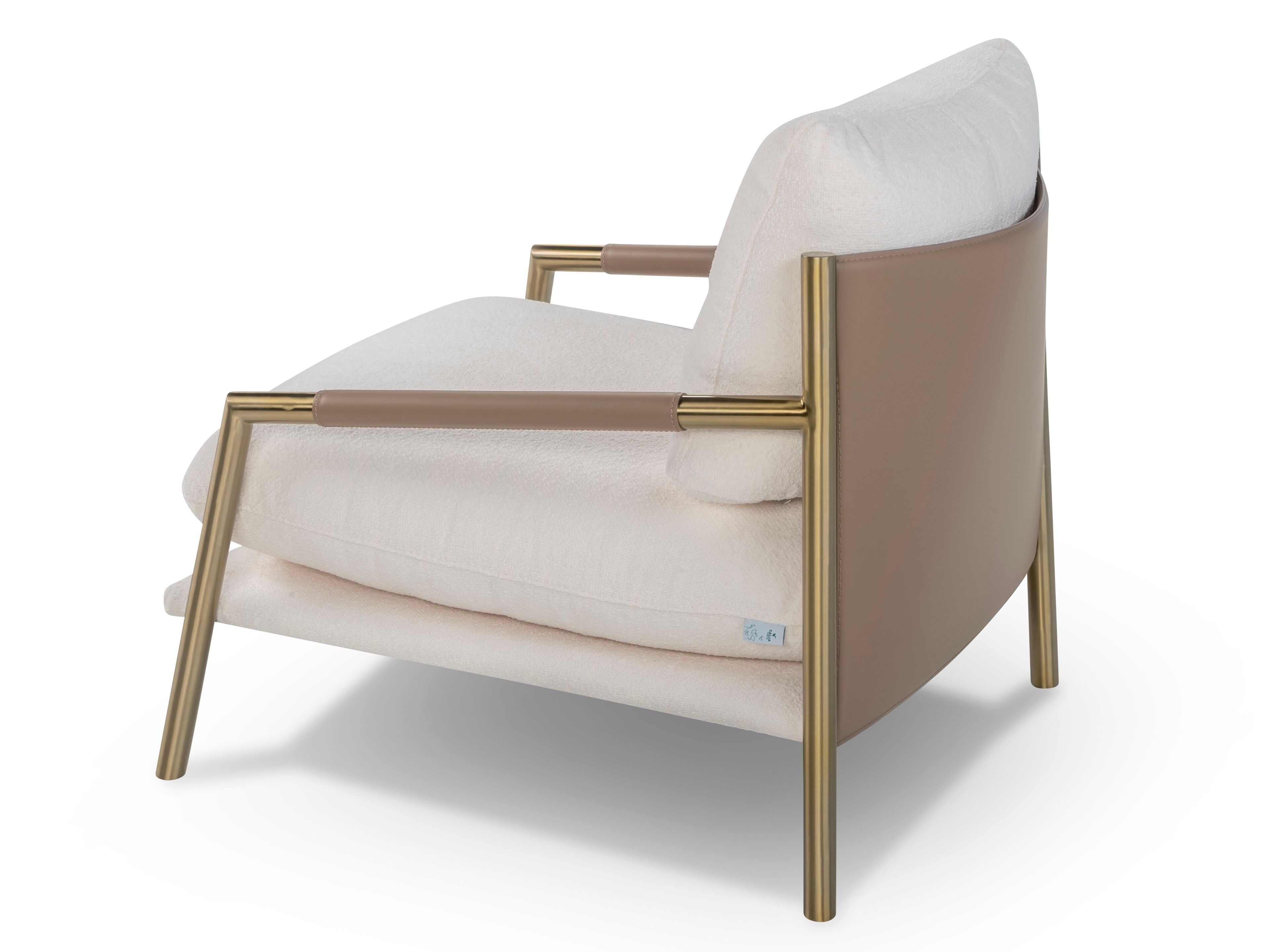 Тканевое кресло с подлокотниками Calia Italia Superior ARCH-00053688 - Вид №2