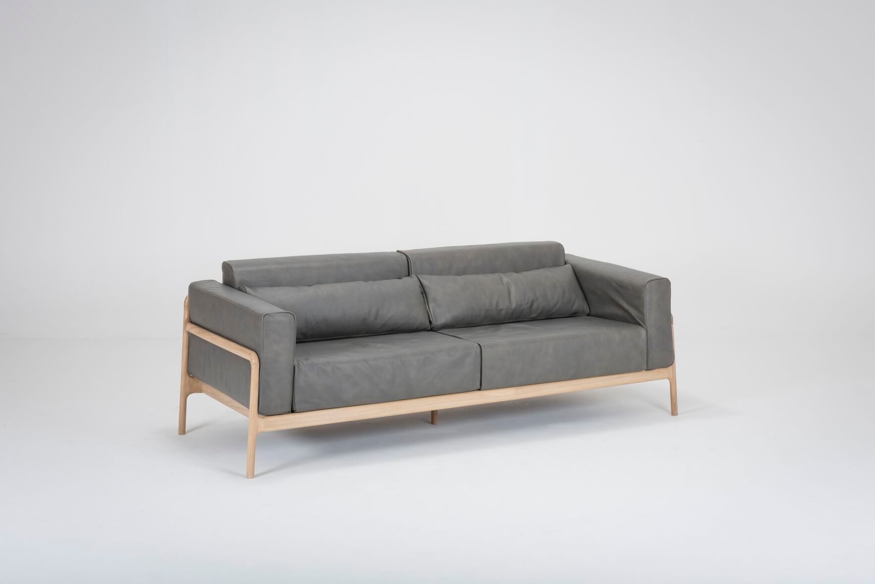 3-местный кожаный диван Gazzda Fawn ARCH-00074385 - Вид №10