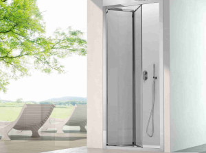 Алюминиевая и стеклянная прямоугольная нишевая душевая кабина