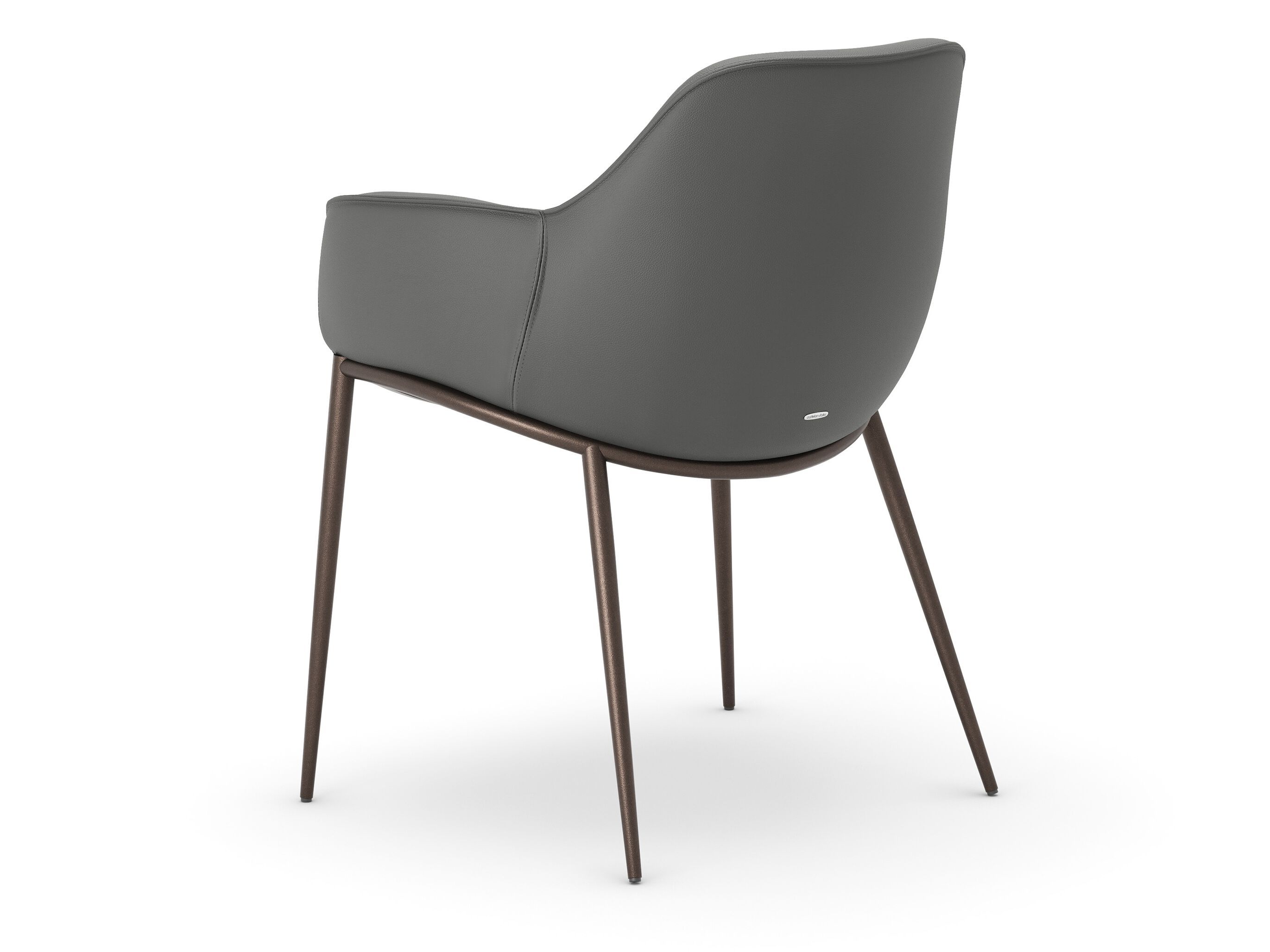 Кожаный мягкий стул с подлокотниками Cattelan italia Scarlett ARCH-00129726 - Вид №1