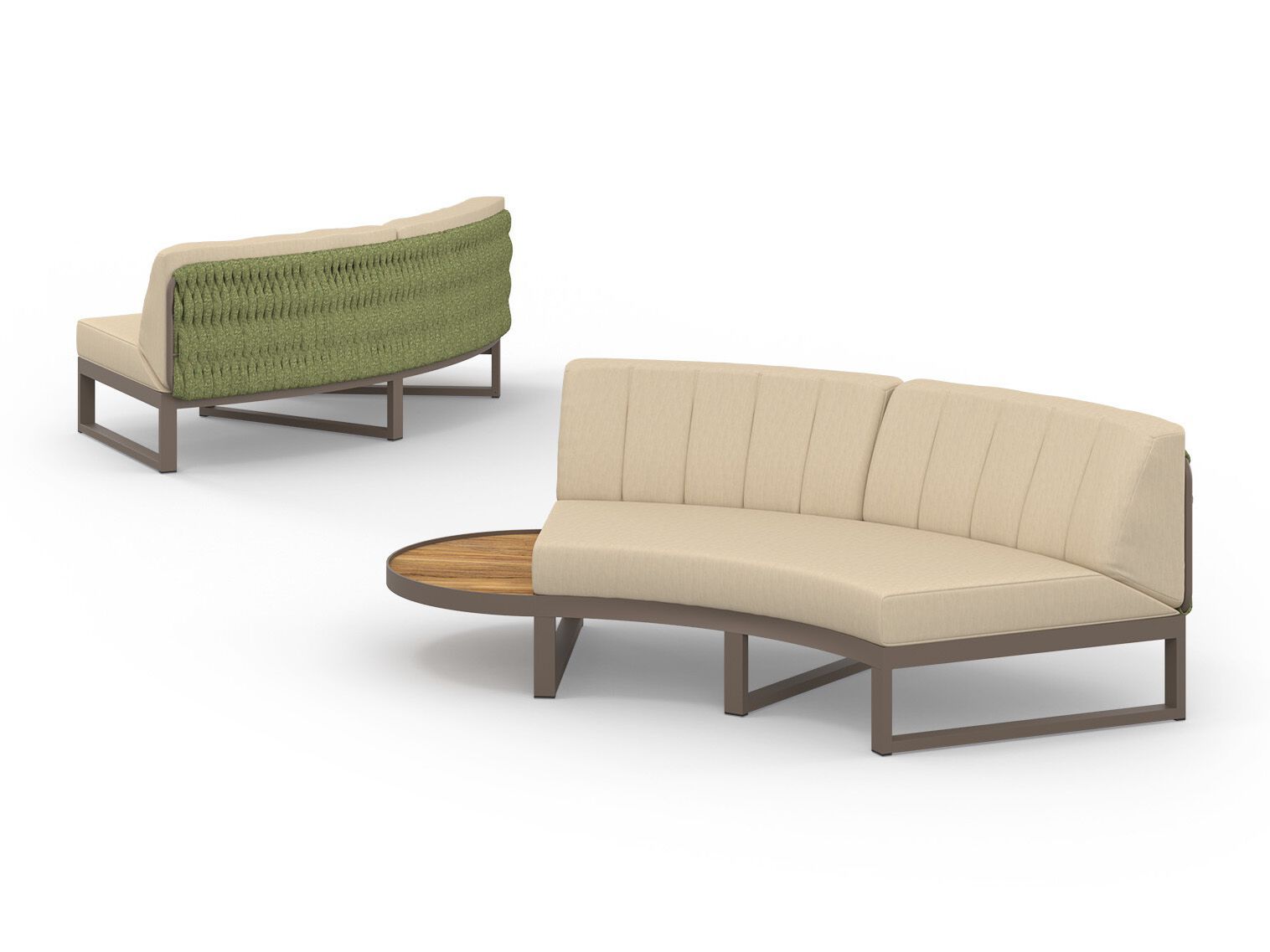 Модульный изогнутый садовый диван из ткани MAMAGREEN Munia ARCH-00037883 - Вид №11