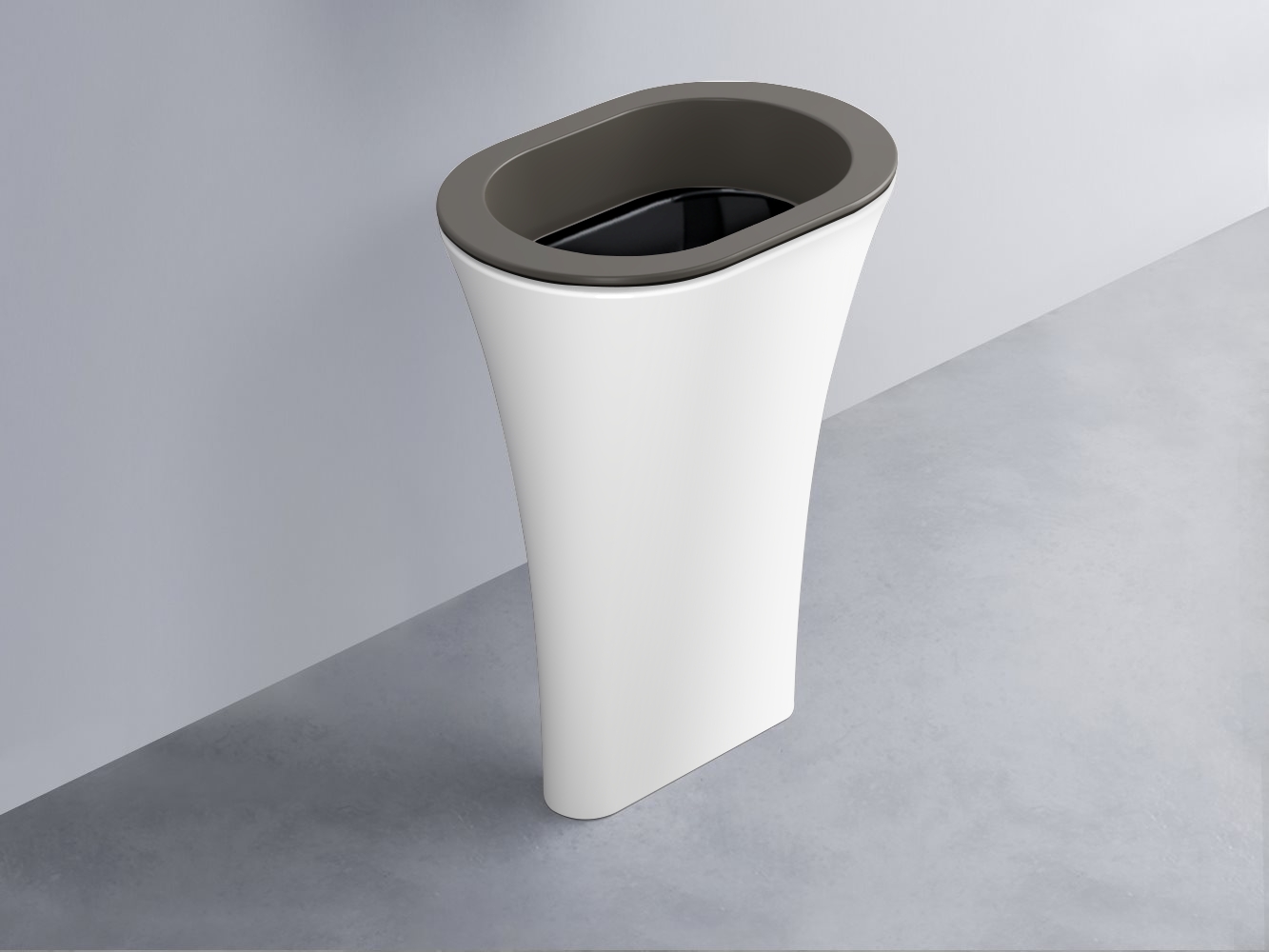 AMLA65-FN+AMPILO-N+AMCOLO-BL Раковина Amedeo Ovale отдельностоящая cielo Enjoy + Amedeo Ceramica Cielo