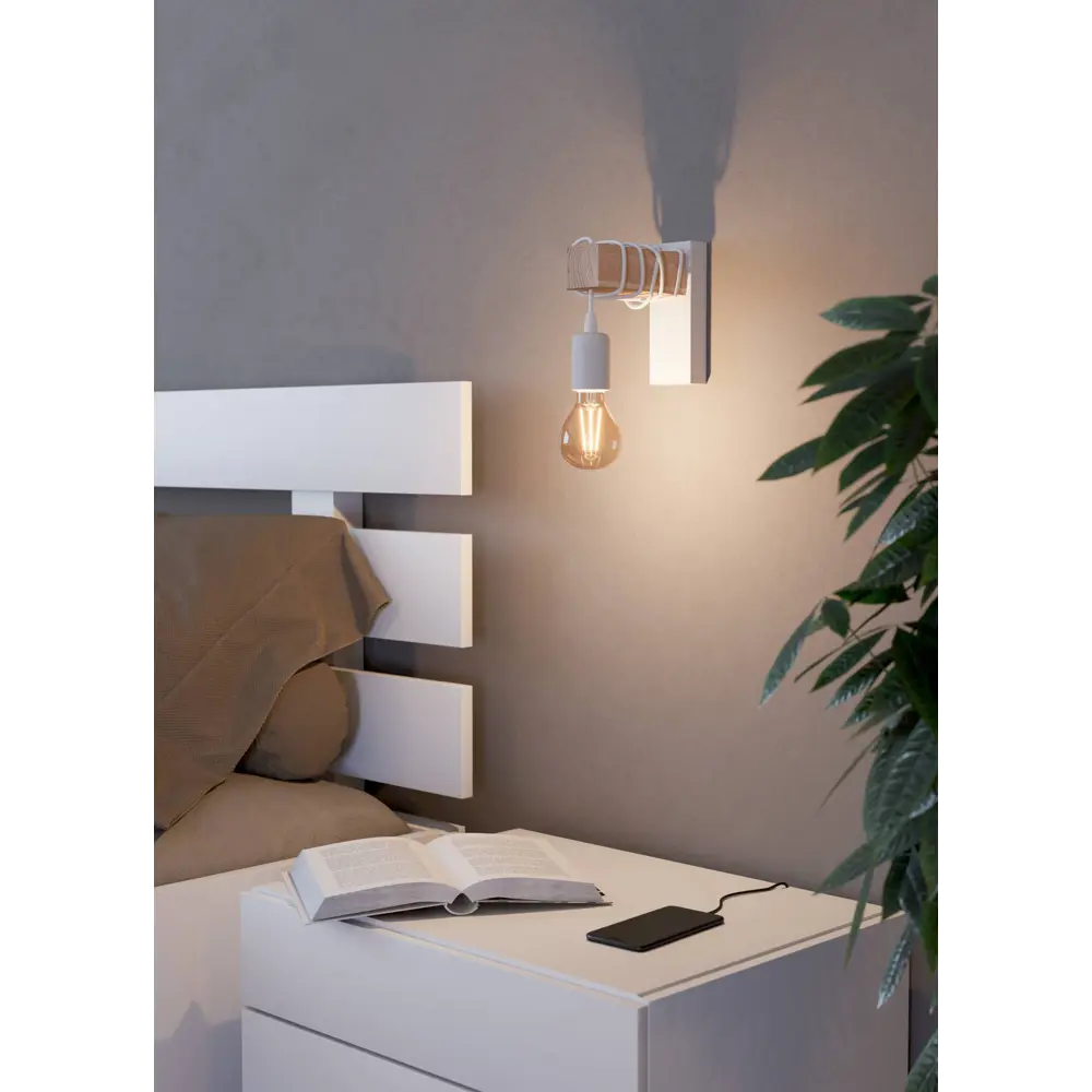 Бра Eglo «Townshend» цвет белый/дерево STLM-2107189 - Вид №5