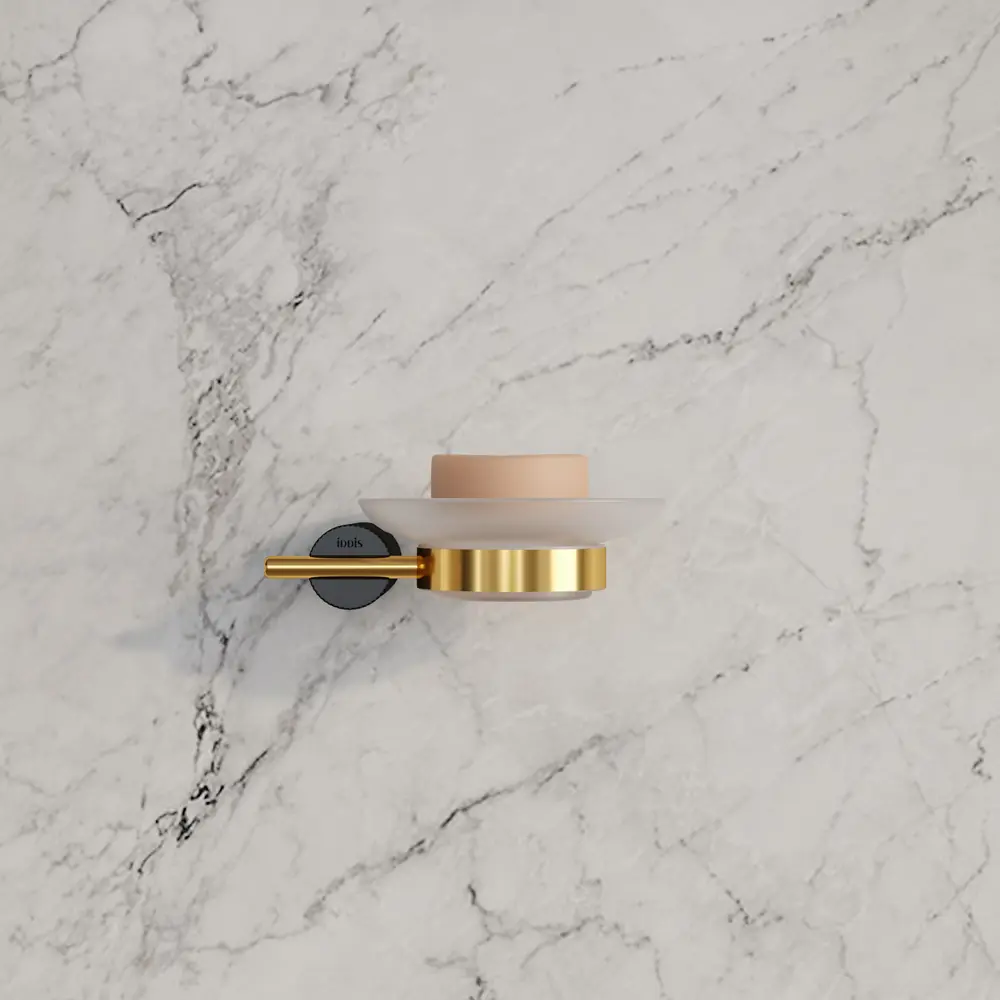 89379392 Мыльница Iddis Art LMARTSG0Zi42 подвесная стальная цвет золото STLM-1569856 - Вид №2