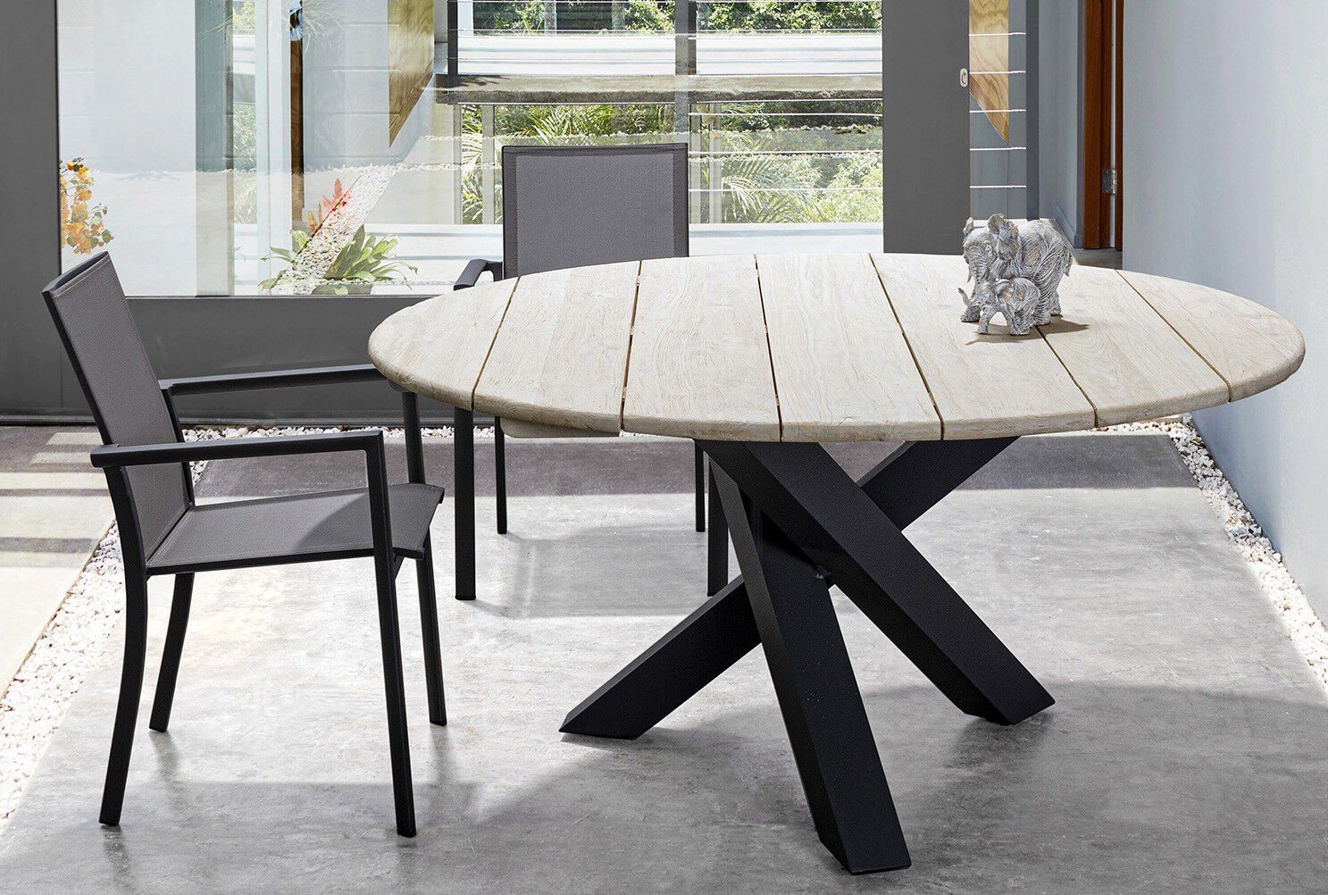 Алюминиевый штабелируемый садовый стул с подлокотниками BIZZOTTO Konnor ARCH-00101358 - Вид №47