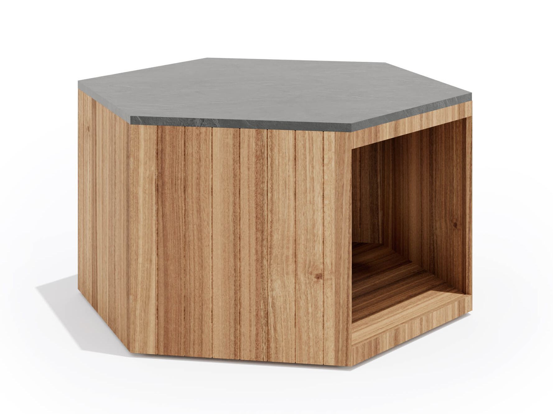 Шестигранный садовый стол из тикового дерева Atmosphera ARCH-00033581