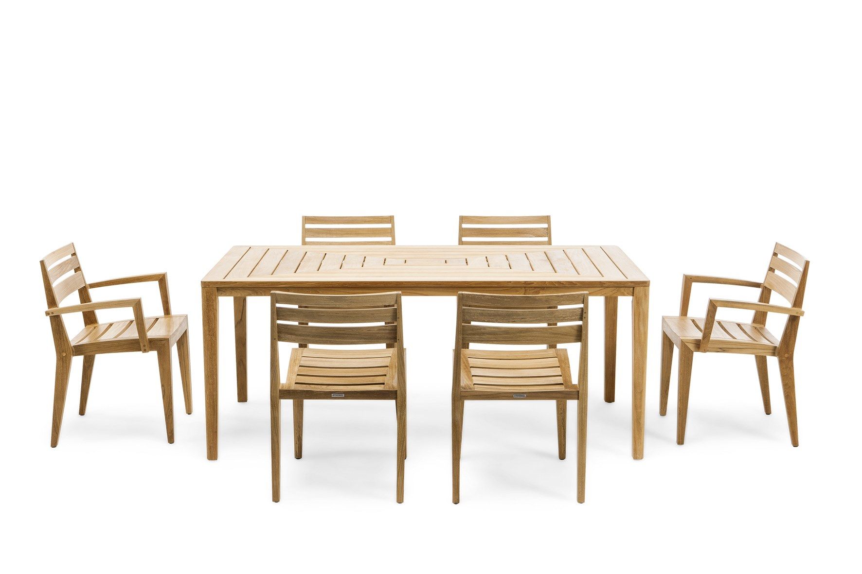 Деревянный прямоугольный садовый стол Ethimo Friends ARCH-00152215 - Вид №11