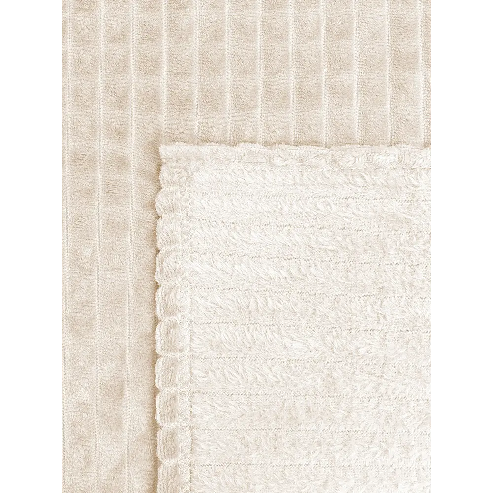 Плед Кубики 200x220 см фланель цвет шампань TEXREPUBLIC STLM-2011394 - Вид №2