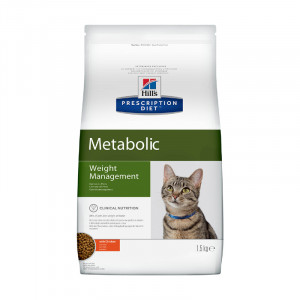 ПР0024857 Корм для кошек Hill"s Metabolic для коррекции веса, курица сух. 1,5кг Hill's
