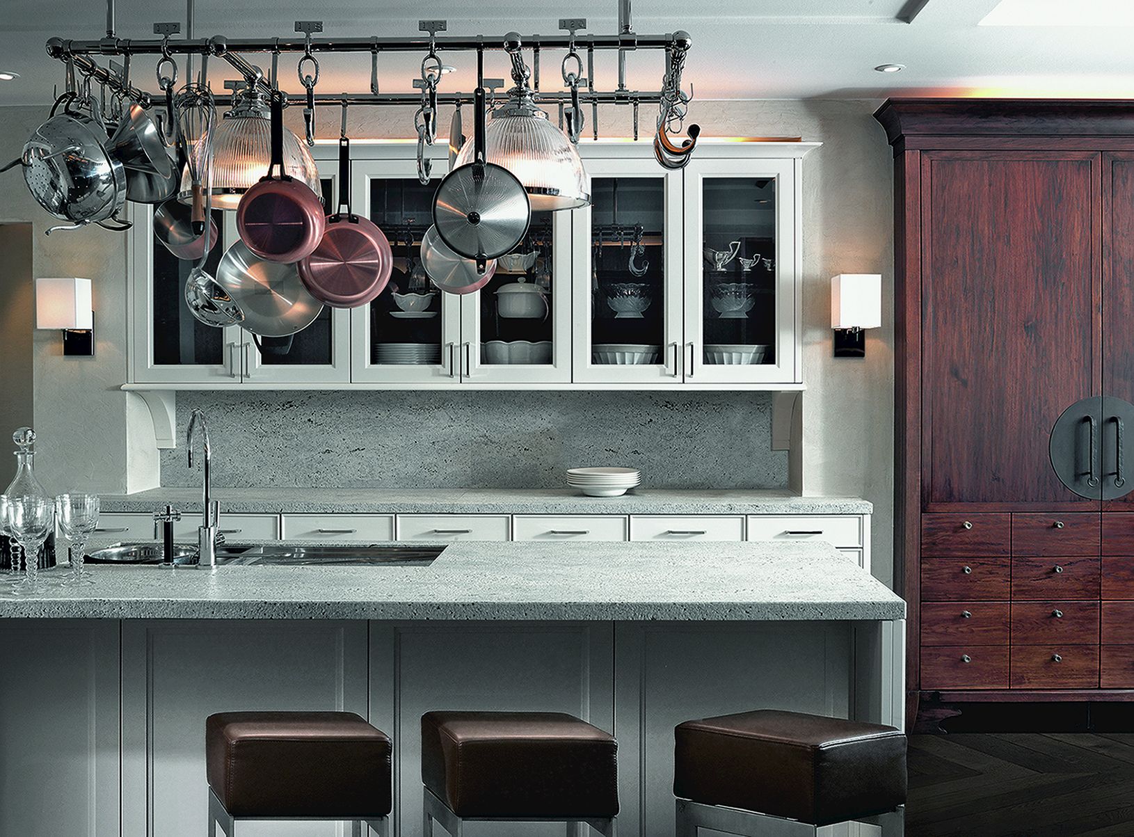 Кухня с островом и китайской мебелью SieMatic SieMatic CLASSIC - SE 2002 BS ARCH-00034211 - Вид №1