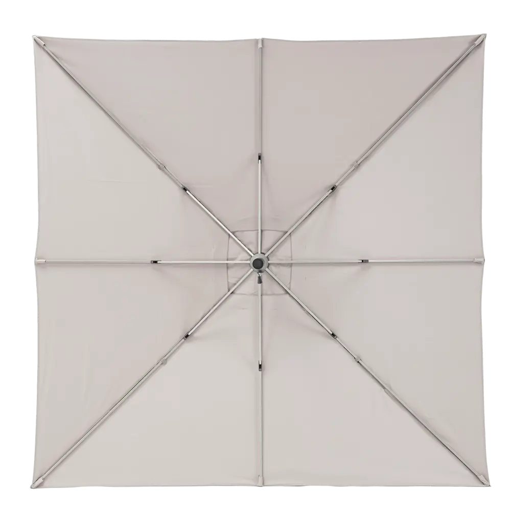 Зонт садовый Naterial Aura 290x290 см цвет серый с центральной опорой STLM-2202137 - Вид №2