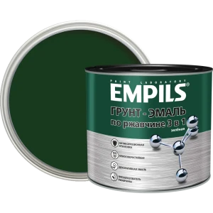Грунт-эмаль по ржавчине 3в1 Empils PL гладкая цвет зеленый 2.7 кг