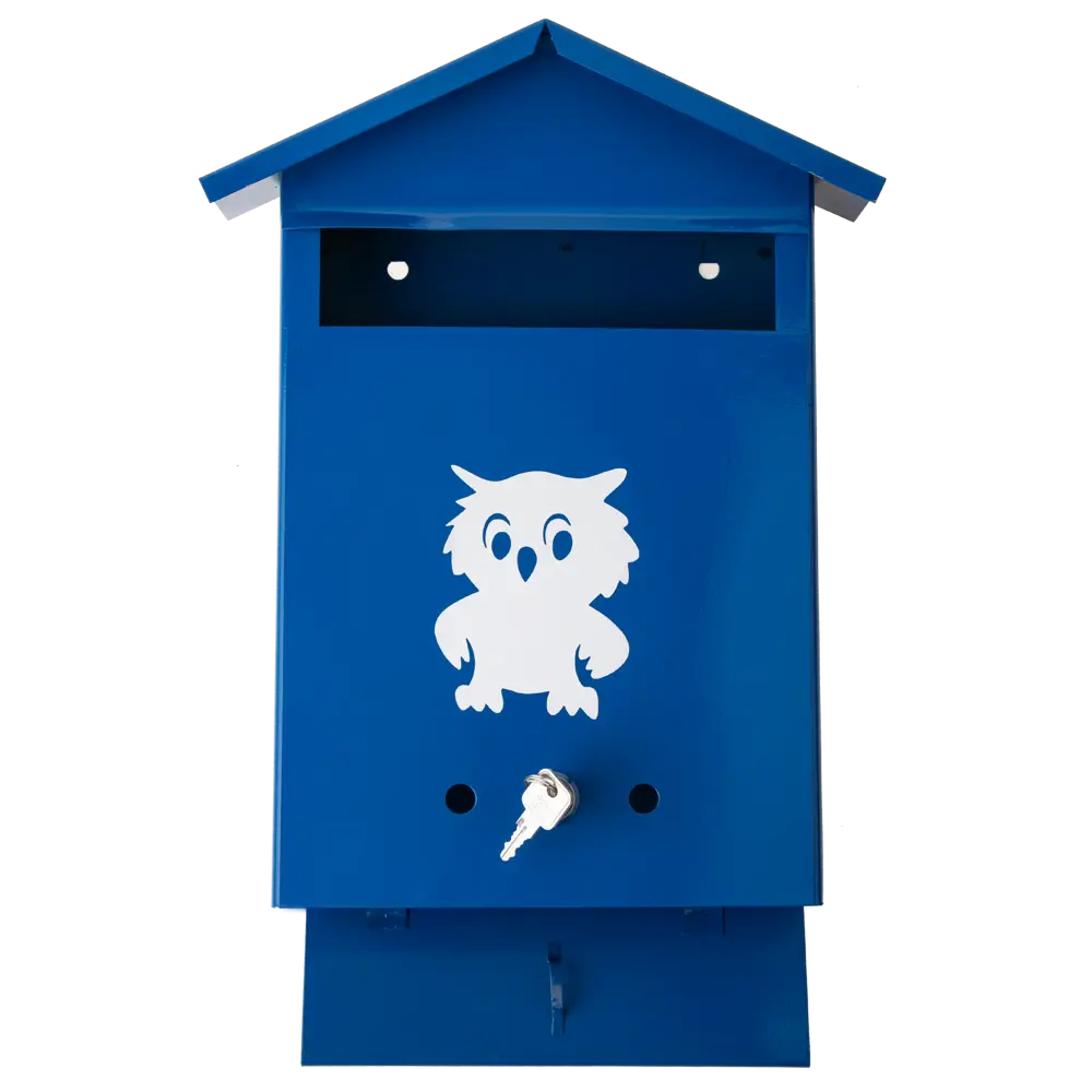 Почтовый ящик Домик сталь цвет синий Santreyd STLM-2132514