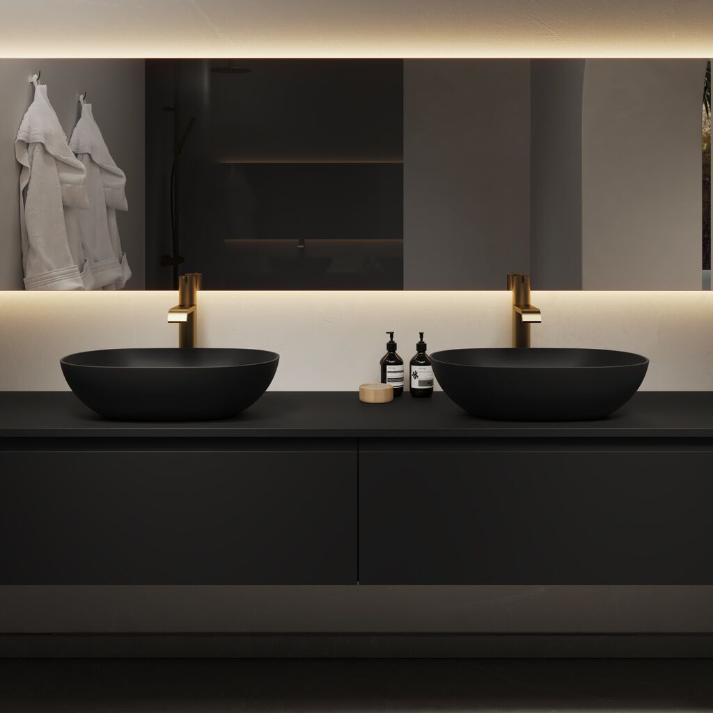 Овальная столешница из минерального камня® RILUXA Nantes ARCH-00015815 - Вид №1