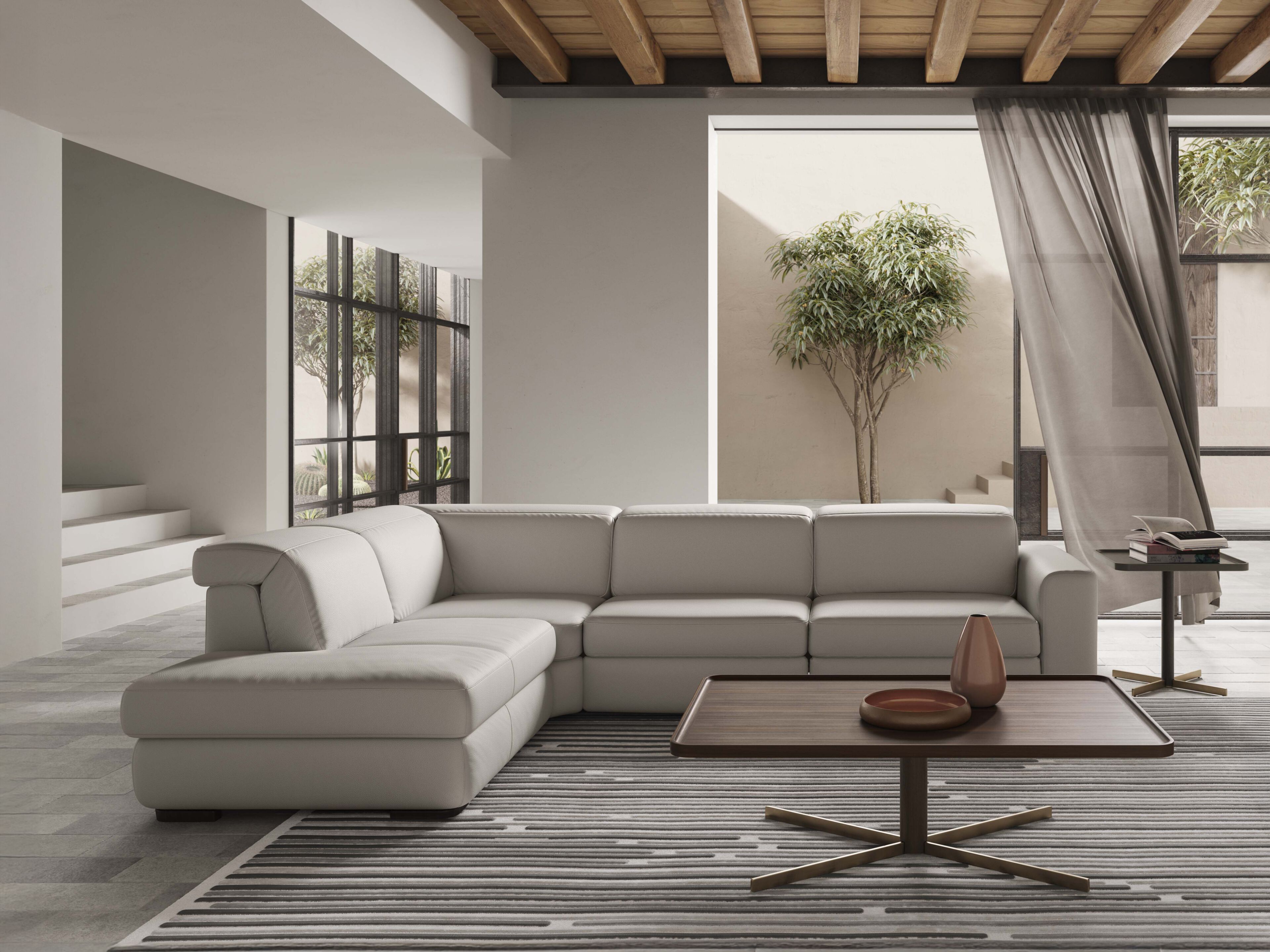 Кожаный диван Natuzzi Italia Диез ARCH-00120985 - Вид №12