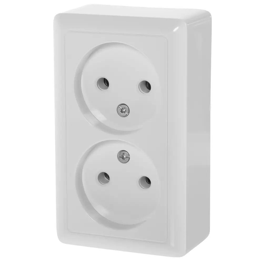 Розетка Schneider Electric Хит 2 разъема без заземления STLM-2136995