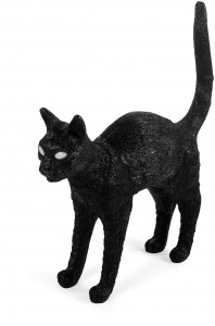 8008215150413 Настольный светильник jobby the cat black Seletti