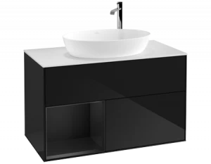 Villeroy&Boch Тумба под раковину Прямоугольная версия F891PDPH Finion Glossy Black Lacquer