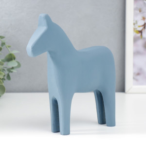 Сувенир "Конь синий матовый" 18,5х4х16 см SIMALAND