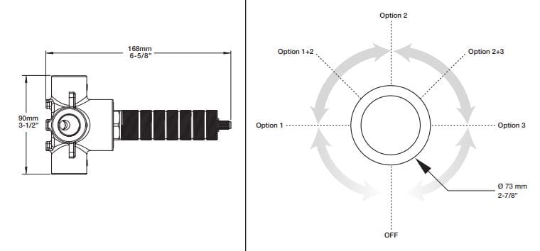 Термостатический набор для душа с душем BARIL PRO-3701-72 ARCH-00025737 - Вид №3
