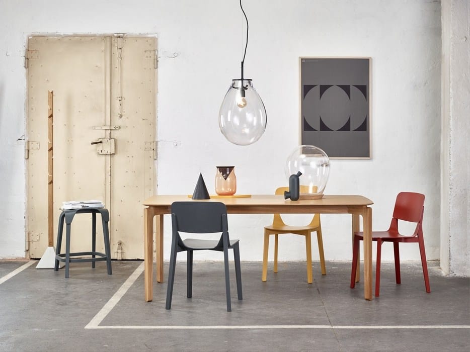 Деревянный прямоугольный стол TON ARCH-00016979 - Вид №1