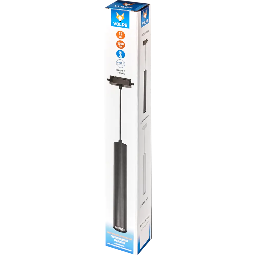 Трековый светильник светодиодный Volpe ULB-Q310 12 Вт 2 м² цвет черный STLM-2181837 - Вид №5