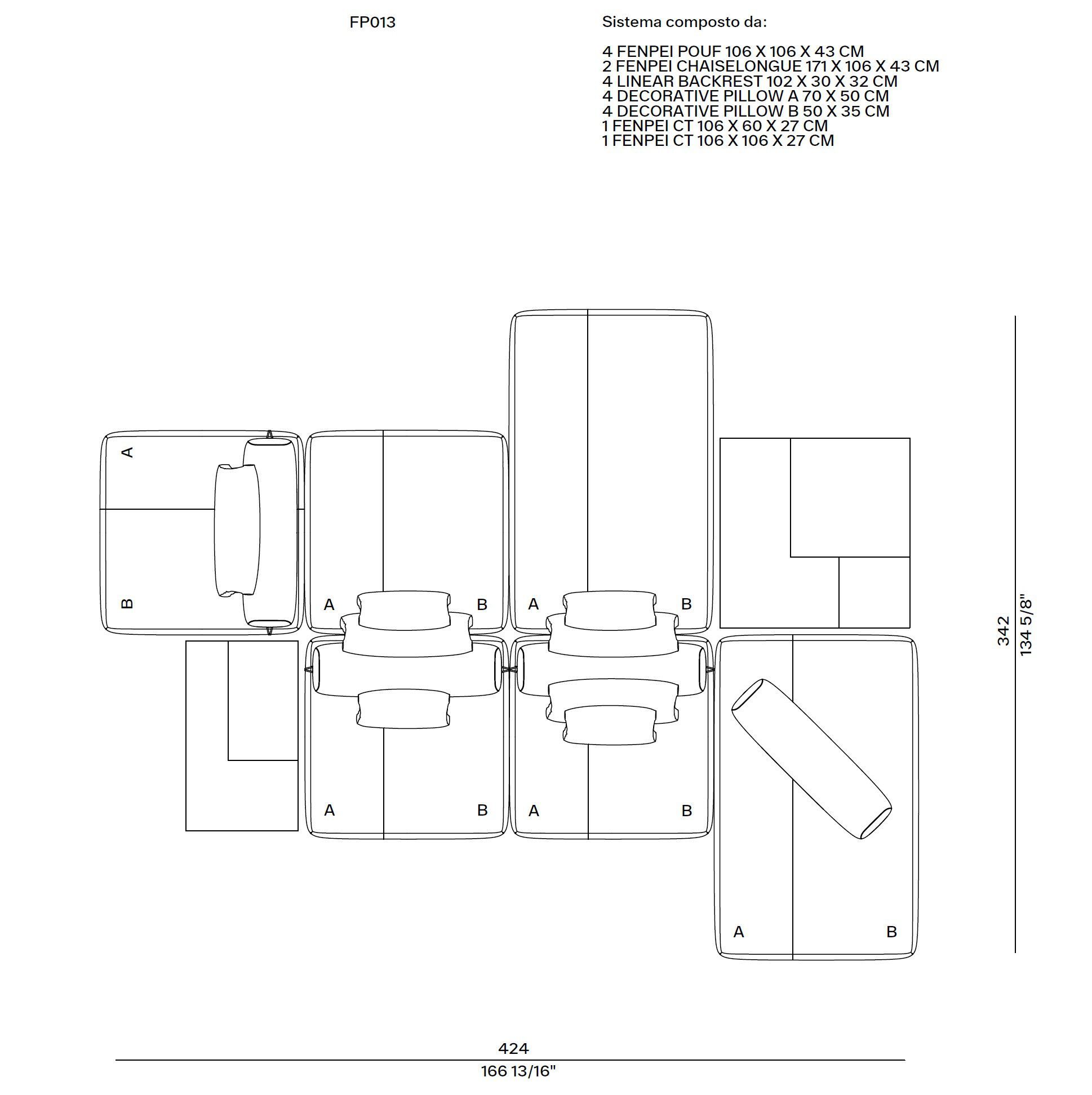 Модульный диван Paolo Castelli Акварель ARCH-00080533 - Вид №6